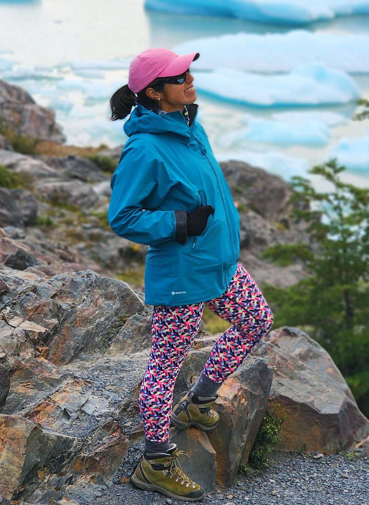 Ayelén exploring Patagonia